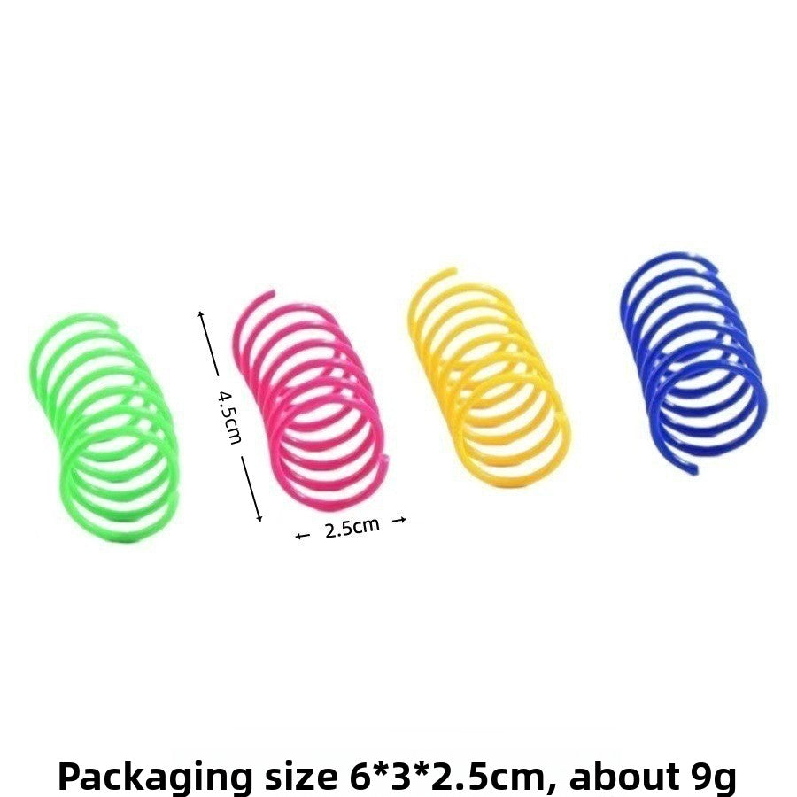 Colorful Cat Spring Toys