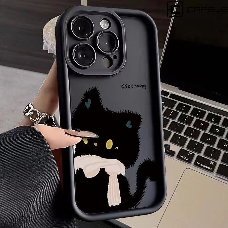 Cartoon Cat Silicone Phone Case