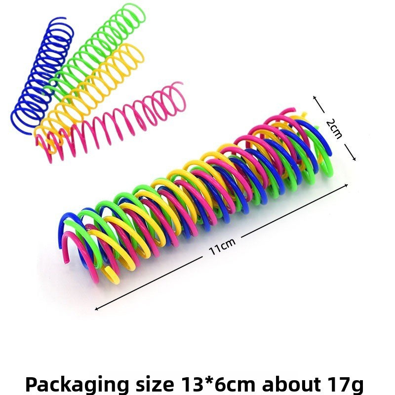 Colorful Cat Spring Toys