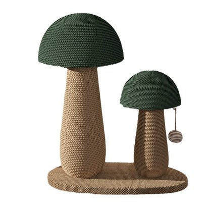 Sisal Cat Scratching Post with Interactive Toys
