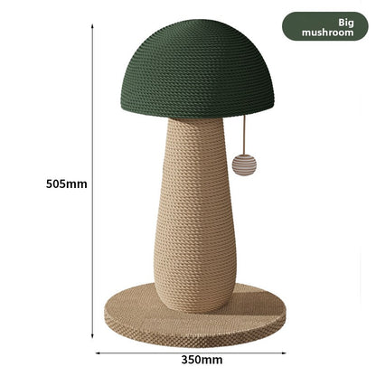 Sisal Cat Scratching Post with Interactive Toys