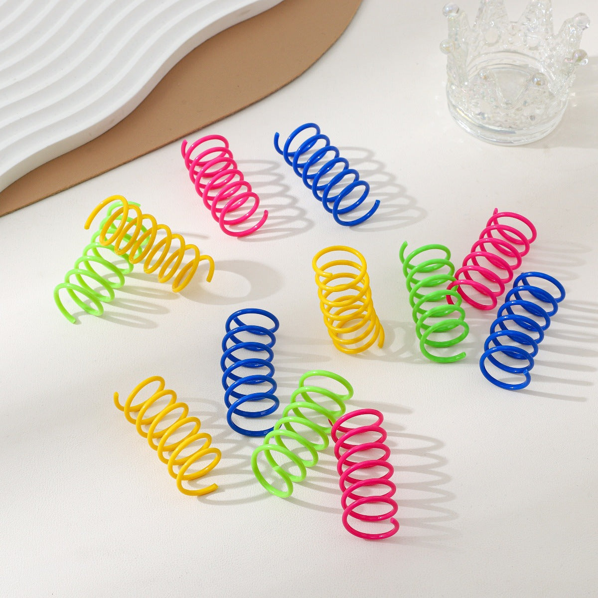 Colorful Cat Spring Toys
