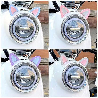 Helmet Decoration Personalized Accessories Cat Ear Sticker