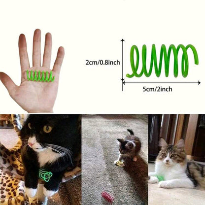 Colorful Cat Spring Toys