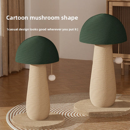 Sisal Cat Scratching Post with Interactive Toys